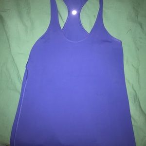 Brilliant royal blue racerback lululemon tank
